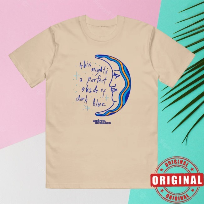 Andrew McMahon Jack's Mannequin Dark Blue Shirt
