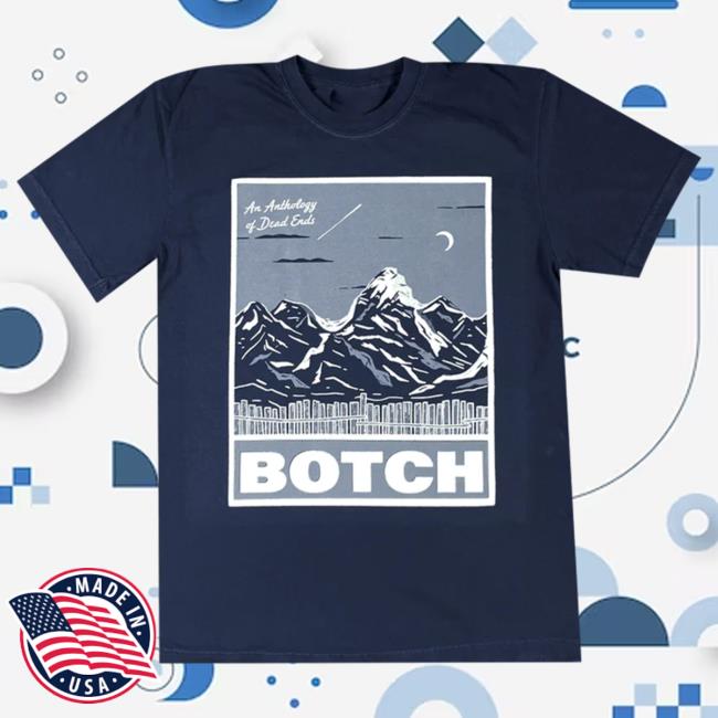 Official Hello Merch Botch An Anthology Of Dead Ends Navy T Shirts