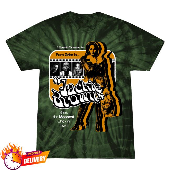Official Studiohouse Designs Jackie Brown Tie Dye Tee Shirt Green