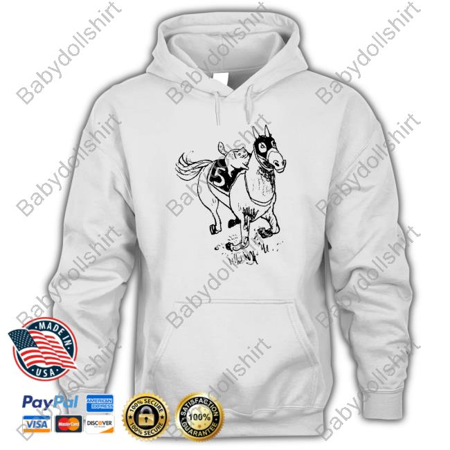 Cat Riding Horse Shirt Crewneck Sweatshirt