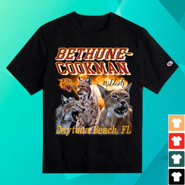 Official Black College Union Bcu X Champion Original Hbcu Americana Rap Popover Shirt Bethune-Cookman [B-CU]