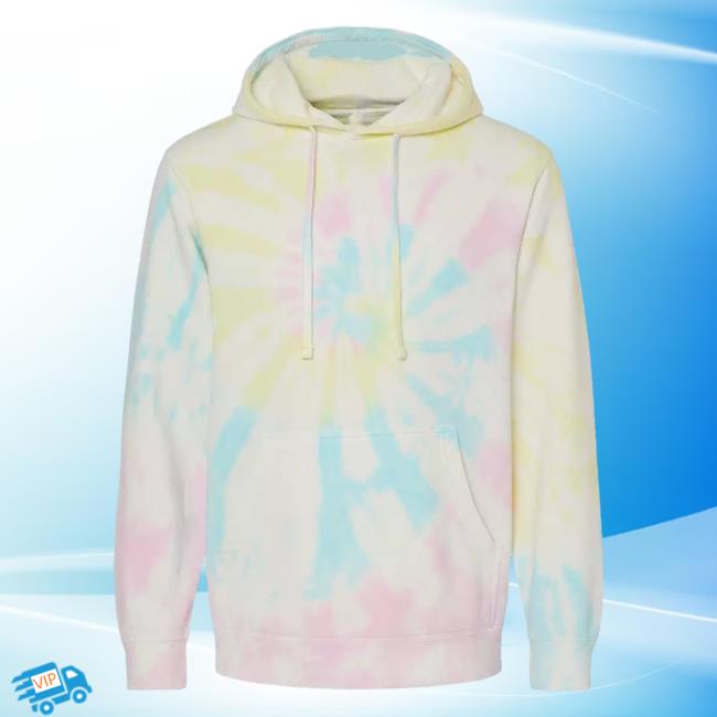 Official Kohls Apparel Clothing Store Shop Merch Independent Trading Co Midweight Tie-Dye Hood Tie Dye Sunset Swirl