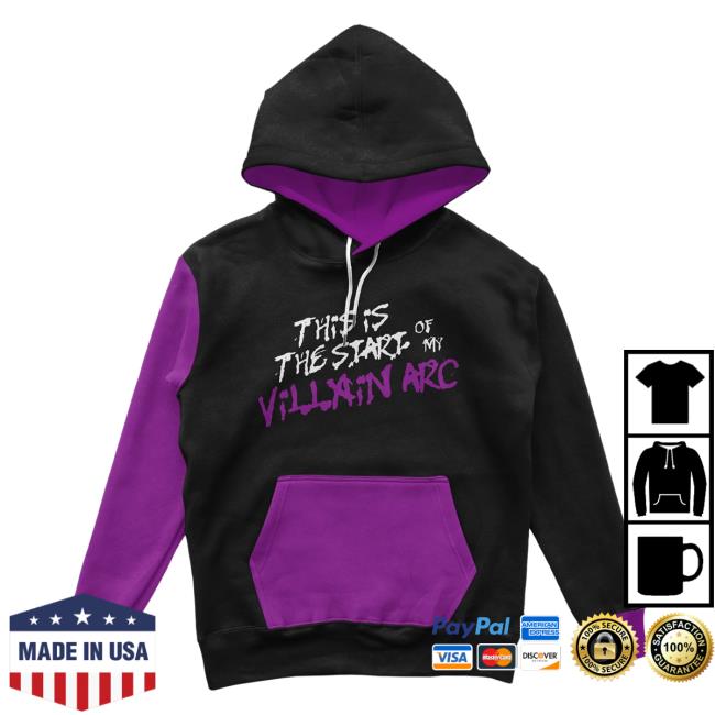 Official Dream Clothing HQ This Is The Start Of My Villain Arc Color Block Hood Dreamclothinghq Merch