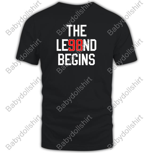 Obvious Shirts Shop The Le98nd Begins Shirt Chicago Connor Bedard