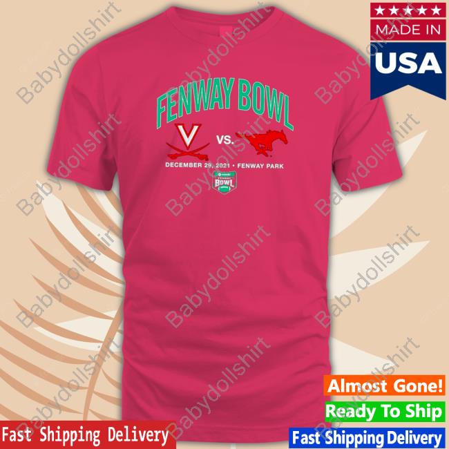 Virginia Cavaliers vs SMU Mustangs 2022 Fenway Bowl Dueling shirt