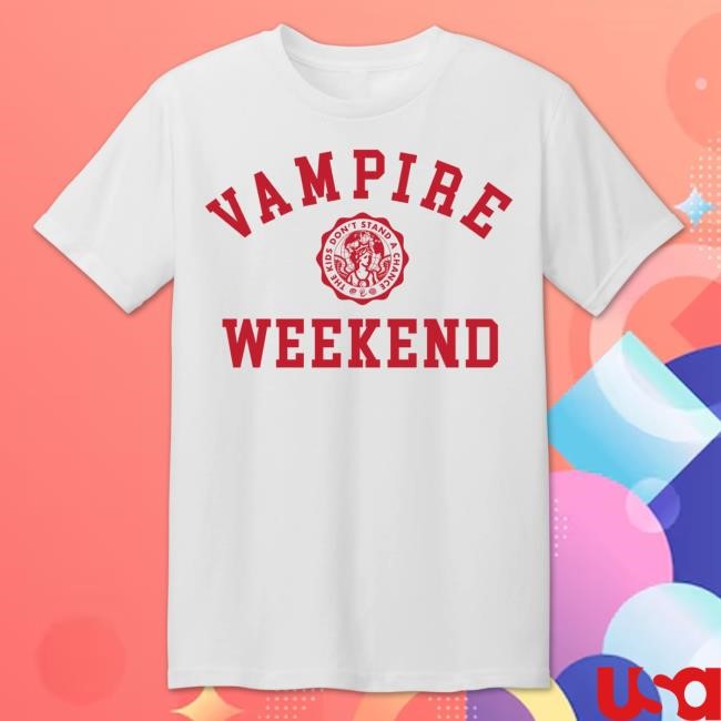 Official Vampire Weekend Collegiate S/S (White) Tee