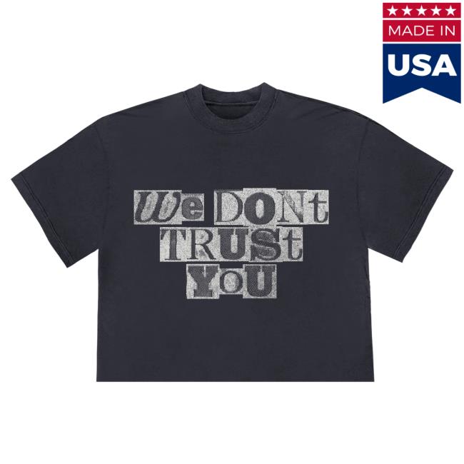 Official Metro Boomin Merch Store We Don't Trust You Wdty Omerta Sleeveless T Shirt Metro Boomin Clothing Shop MetroBoomin
