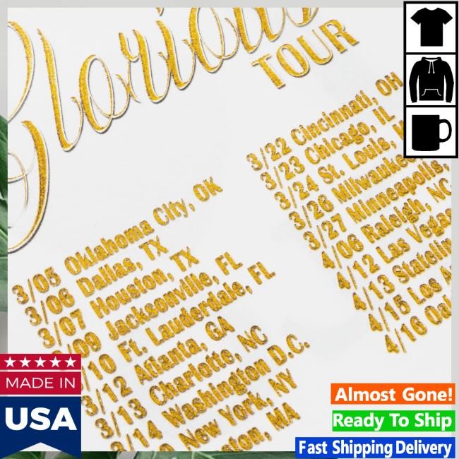 Official GloRilla Merch Store Glorious Tour I <3 Glo Hot Shirt