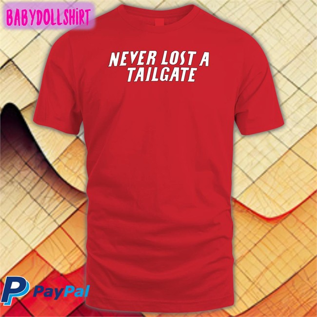 Barstool Sports Chicks Never Lost A Tailgate Tee Shirt