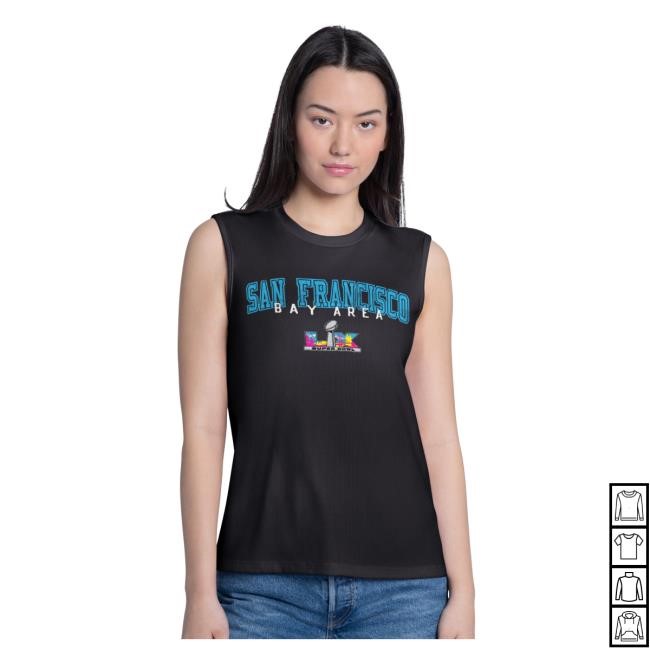 Black Close Call Ribbed Tank Top Super Bowl Lx NFL Tailgate Black Close Call Ribbed Tank Top Super Bowl Lx NFL Tailgate