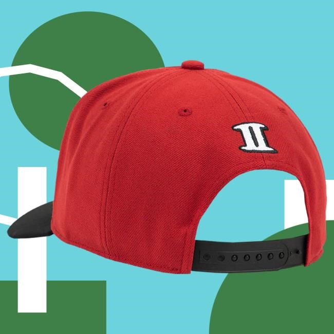 Official Interscope Red University Snapback Hat