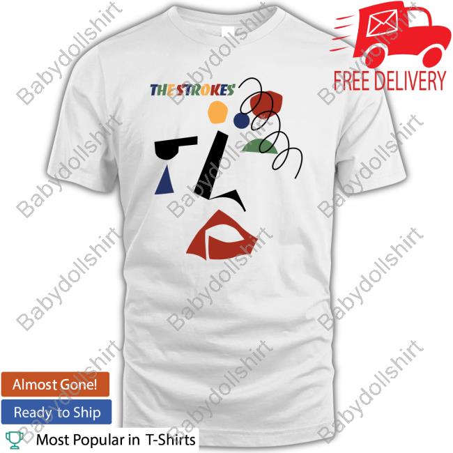 The Stroker Store Abstract White Tee