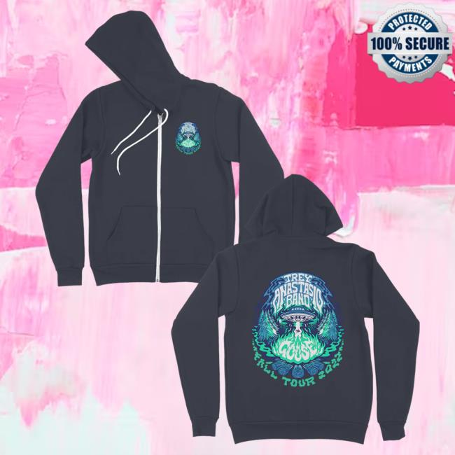 Official Goose The Band Merch Goosetheband UFO Camp Zip Crewneck