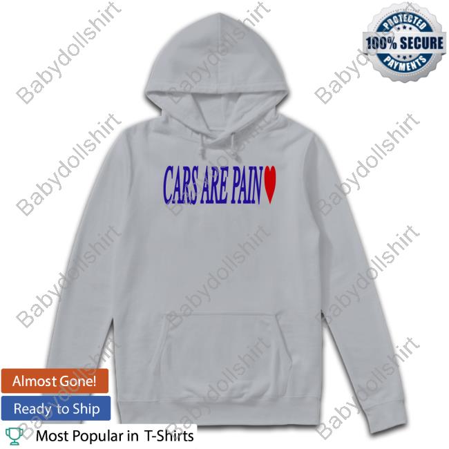 Donut Media Merch Cars Are Pain T Shirt