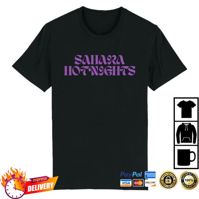 Sahara Hotnights Merch Logo Black Hoodie