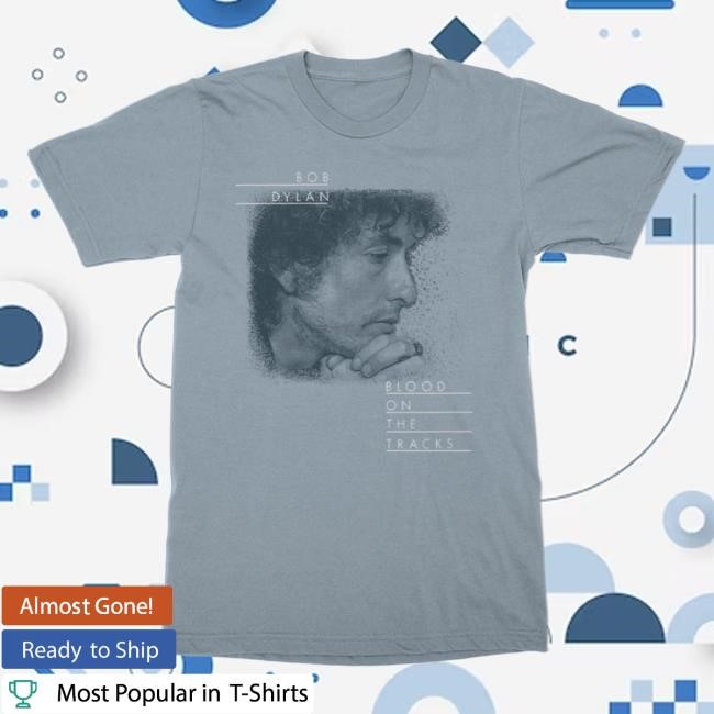 Bobdylanstore Blood On The Tracks Profile New T-Shirt