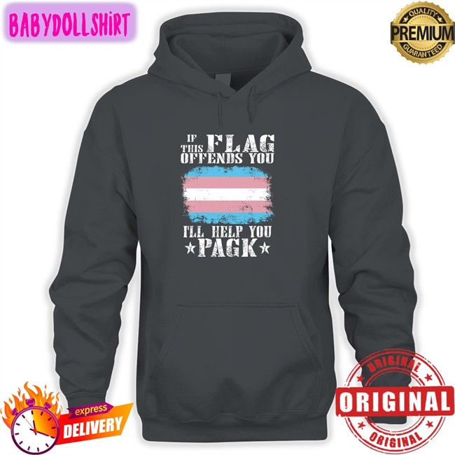 Trans If This Flag Offends You I'll Help You Pagk Hoodie Vampire Catboy Trans If This Flag Offends You I'll Help You Pagk Tank Top Vampire Catboy
