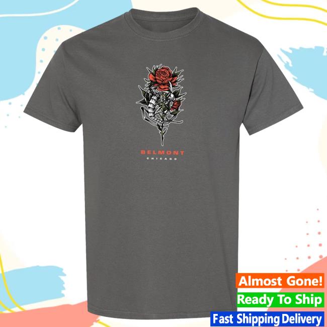 Belmont Merch Rose Black Sweatshirt