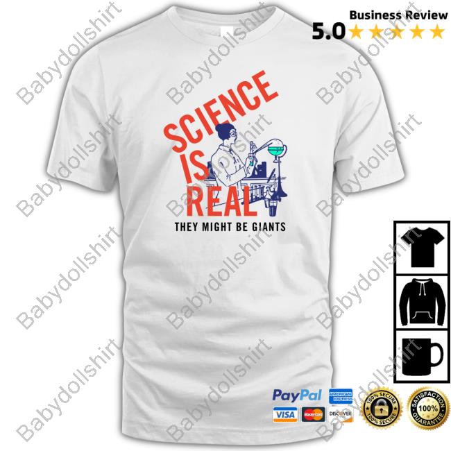 Official Tmbg Shop Science Is Real They Might Be Giants Tee Shirt