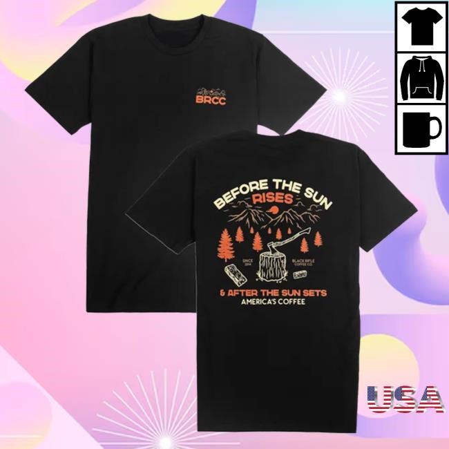 Official Black Rifle Coffee Store Shop Rise and Grind Shirt