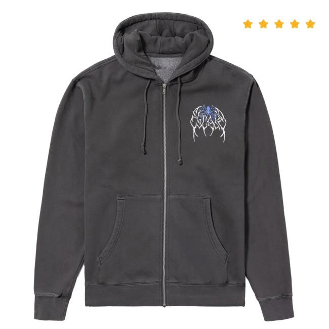 Official Insomniac Escape The Spider Zip Hooded Sweatshirt