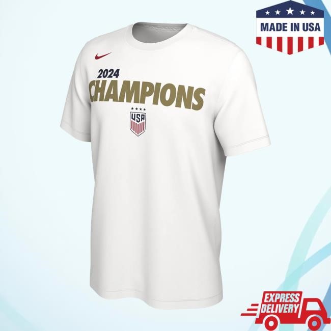 Nike USWNT 2024 Champions White T Shirt