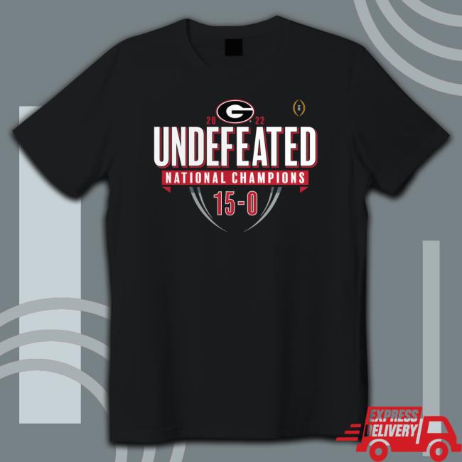 Georgia Bulldogs Fanatics Branded College Football Playoff 2022 National Champions Hometown Undefeated Crewneck Sweatshirt