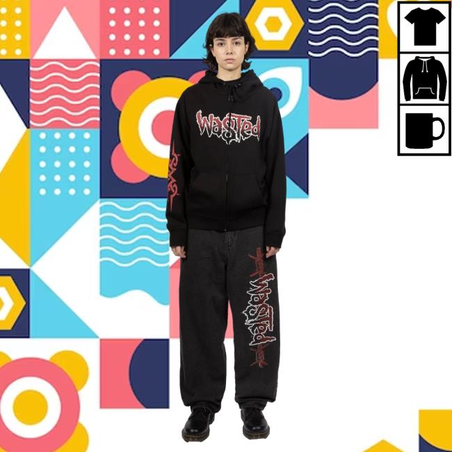 Official Wasted Clothing Wasted Paris Blind Zip Sweater
