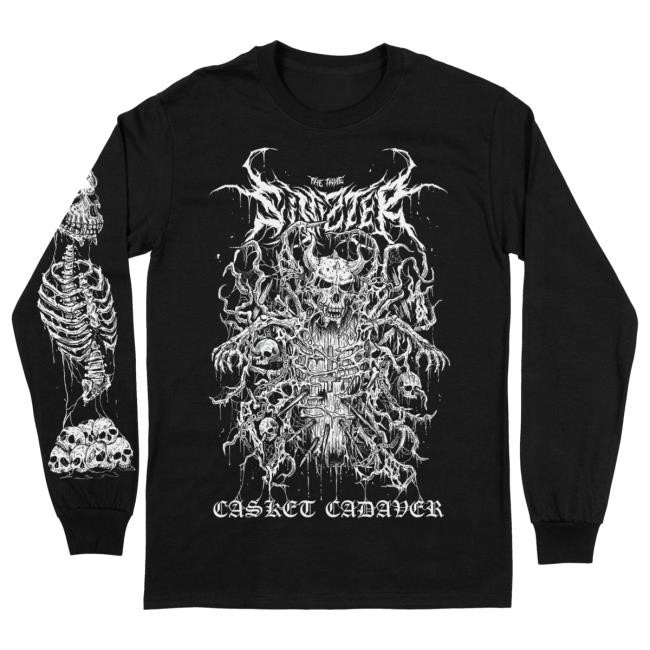 Official IndieMerchstore Sinizter "Casket Cadaver" Long Sleeve New Shirt Indie Merch Store