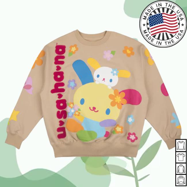 Official Sanrio Apparel Clothing Merch Store Shop U*Sa*Ha*Na X Dumbgood Crewneck Sweatshirt