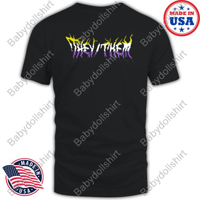 They/Them Metal T Shirt