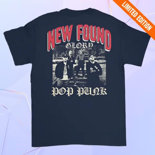 Official New Found Glory 2024 Pop-Punk Shirt New (Navy)