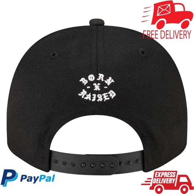 Official Born X Raised Shop Born X Raised + Bears Pro Script A-Frame Snapback Cap: Black NFL 2025 Kickoff
