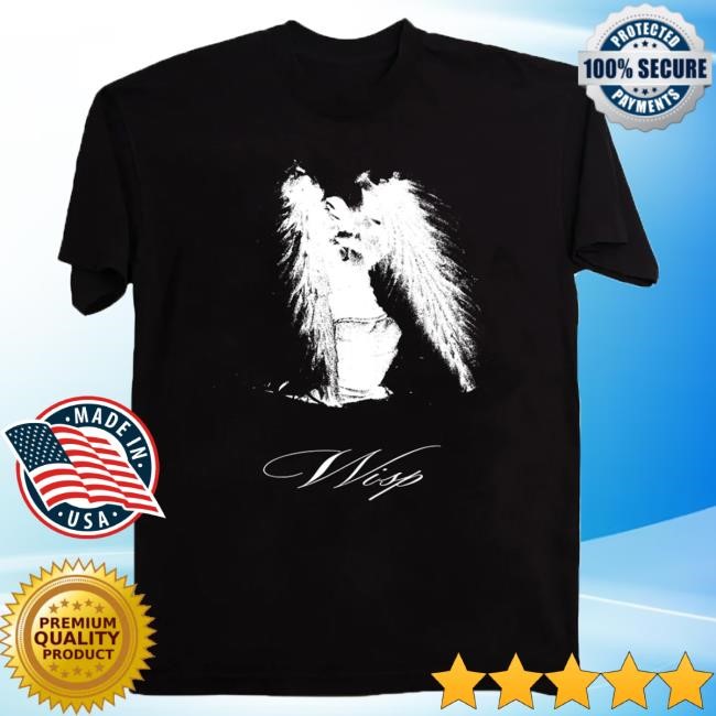 Official Interscope Records Merch Store Wisp Angel Shirt with Tour Dates