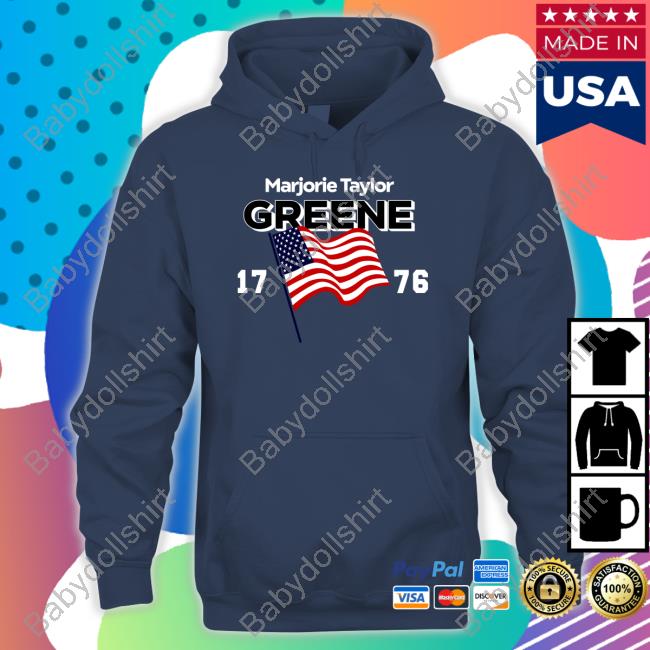 Official Marjorie Taylor Greene 1776 Flag USA Shirt