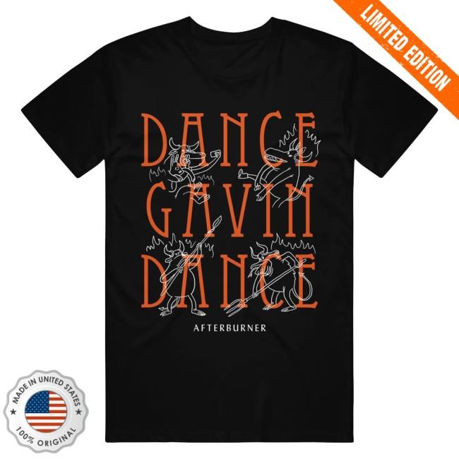 Official Dance Gavin Dance Merch Character Black Popover Shirt DanceGavinDance