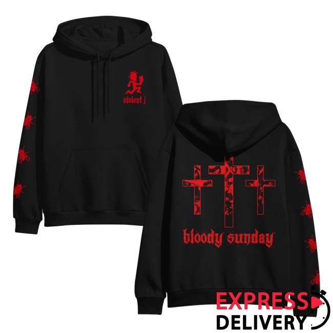 Official Icp Merch Clothing Store Insane Clown Posse Violent J Crosses Black Sweaters