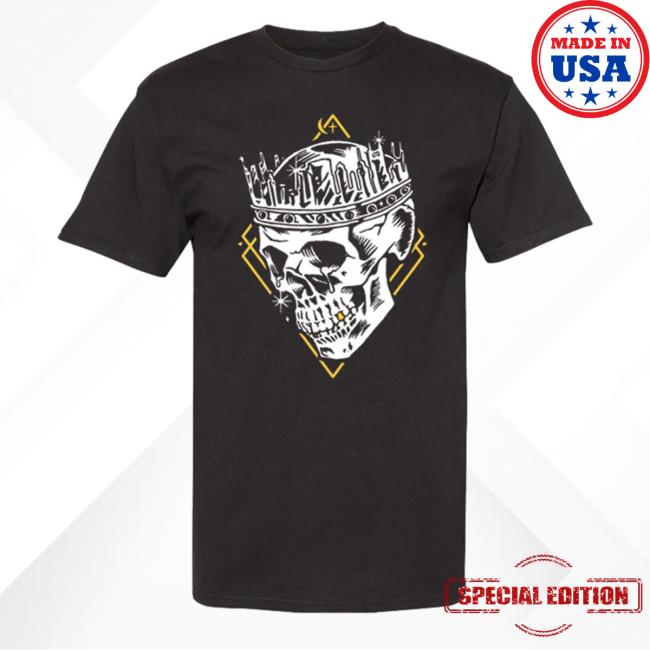 Official Jelly Roll Merch Jelly Roll Skull Crown Long Sleeve T Shirt Jellyroll615