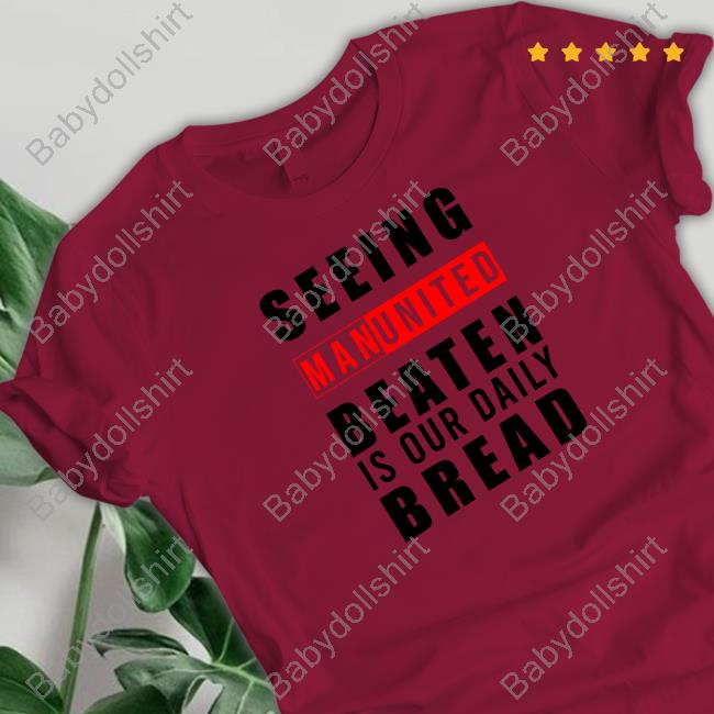 Santo Seeing Man United Beateb Is Our Daily Bread Long Sleeve Tee