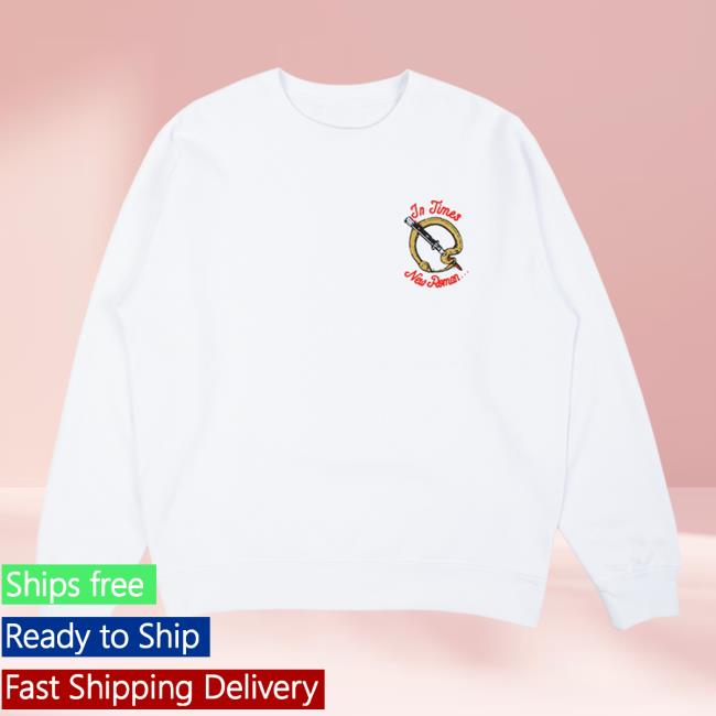 In Times New Roman Pullover Sweatshirt
