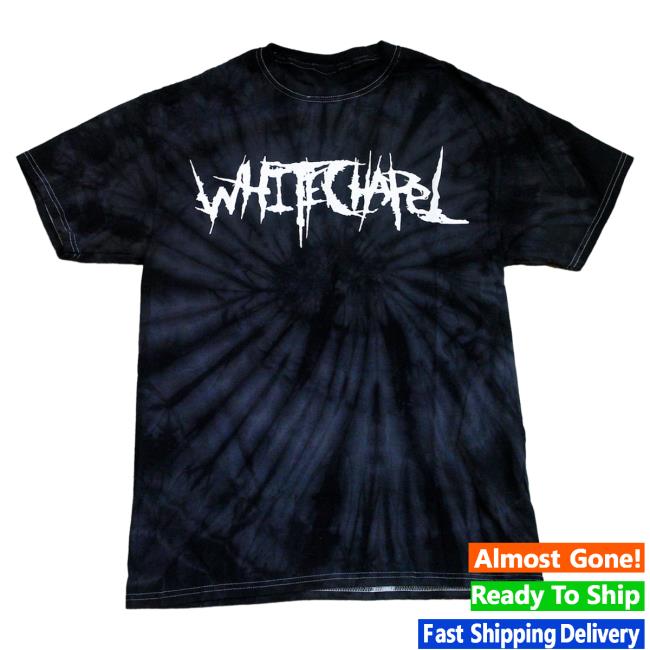 Official Merch Now Whitechapel Logo Spider Black Tie Dye Hot Shirt MerchNow