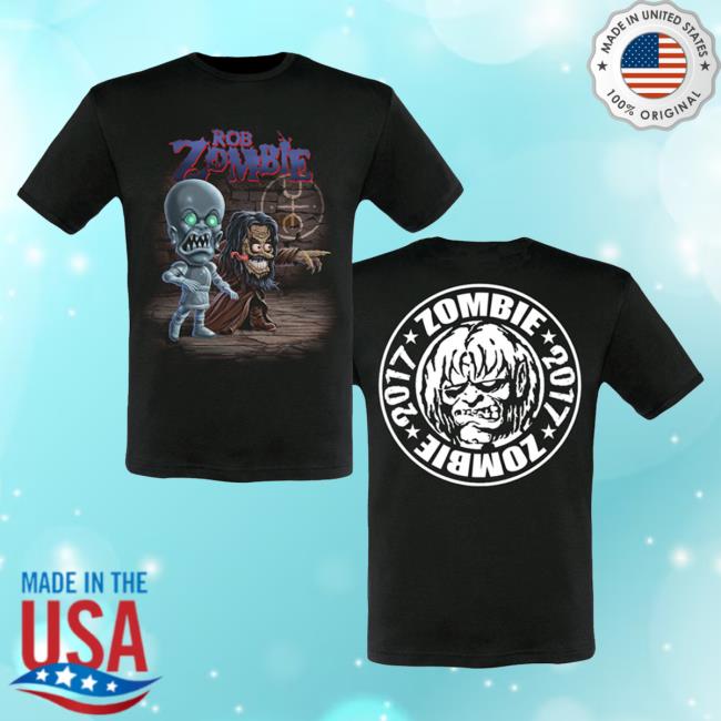 Official Rob Zombie Store Shop Rob And Robot 2017 Shirt New Rob Zombie Apparel Shop RobZombie