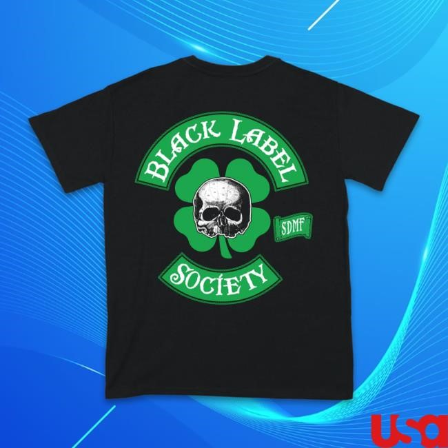 SDMF St. Patricks Day Shirt Black Label Society Shop