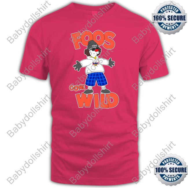Official Foosgonewild Merch Foodville Clown T Shirt