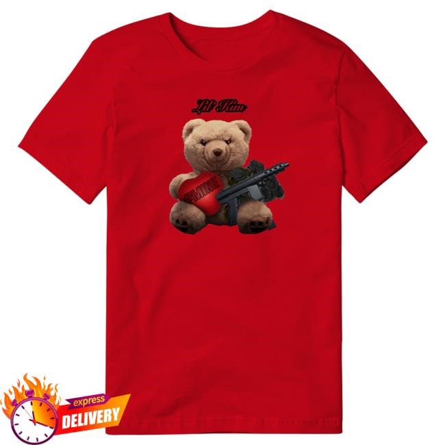 Official Lil Kim #Mine Teddy With Gun – Crewneck