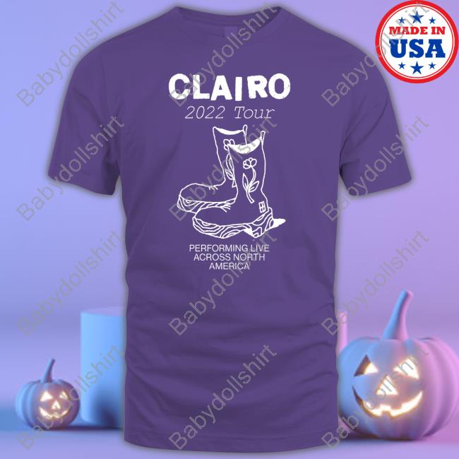 Clairo 2022 Tour Boots North American Tour T-Shirt