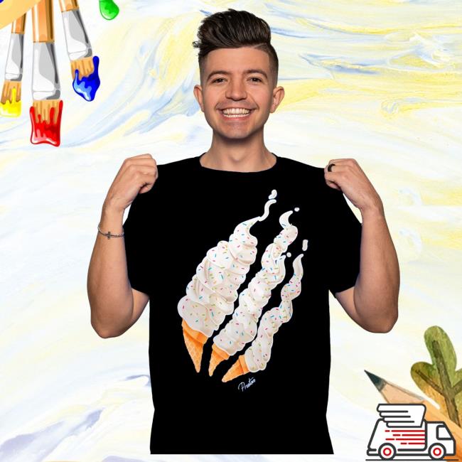 Official Preston Playz Black Ice Cream Shirt