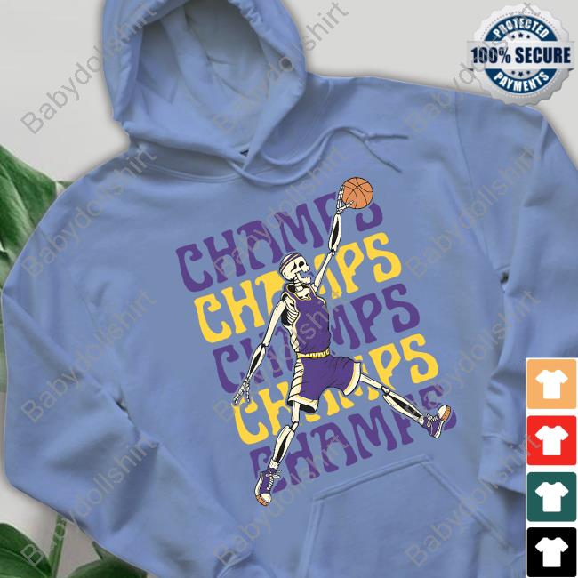 Skeleton Champs Baton Rouge Tee White