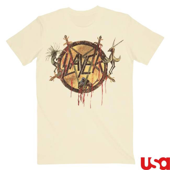 Official Slayer Clothing Store Shop Merch Creature Pentagram Hot Shirt