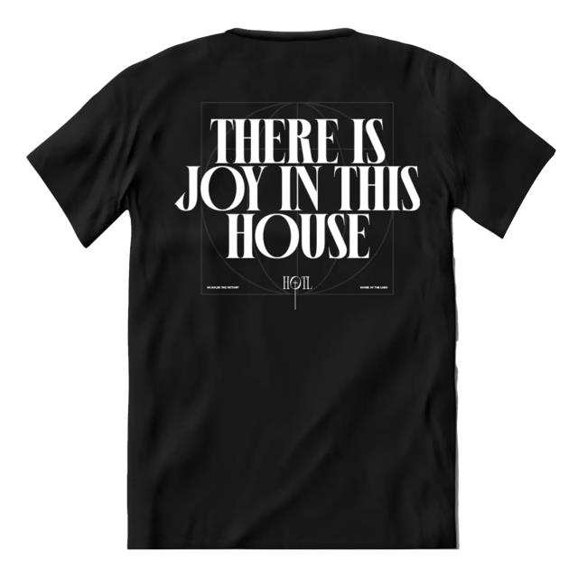 Official Phil Wickham Merch Store Shop Hotl "There Is Joy In The House" Black Tee PhilWickham